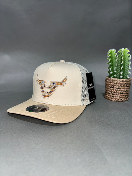 Off-white Cream Roman Valley Cap