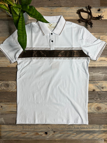 Vela White Polo