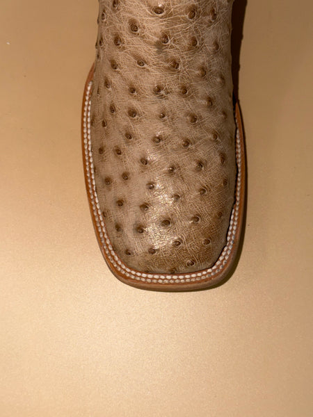 Exotic Ostrich Sand Boot