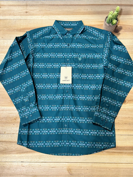 Ariat Brando Teal Long Sleeve