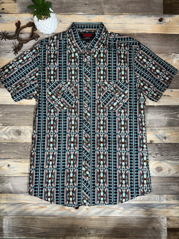 Aztec Brown/Teal SS24