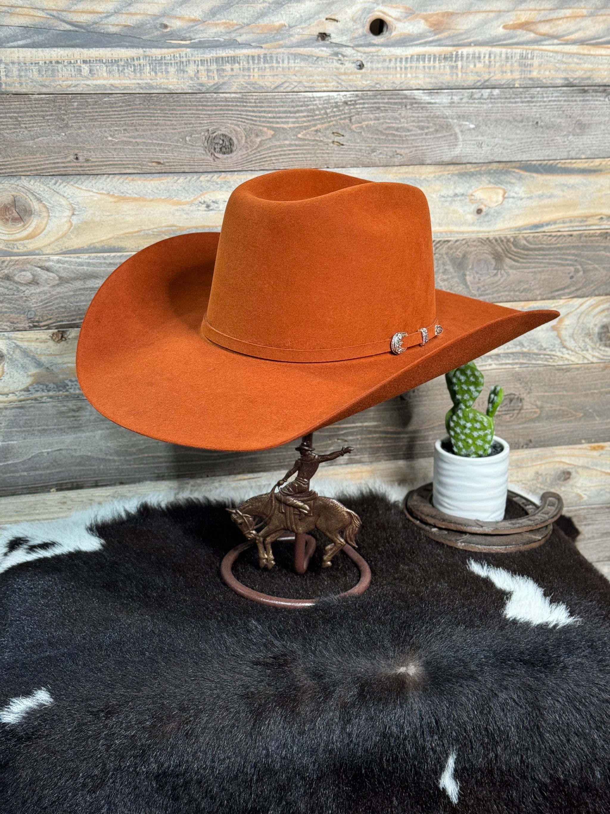 Resistol Rust Felt Hat – Roman Valley Ranch display picture 3