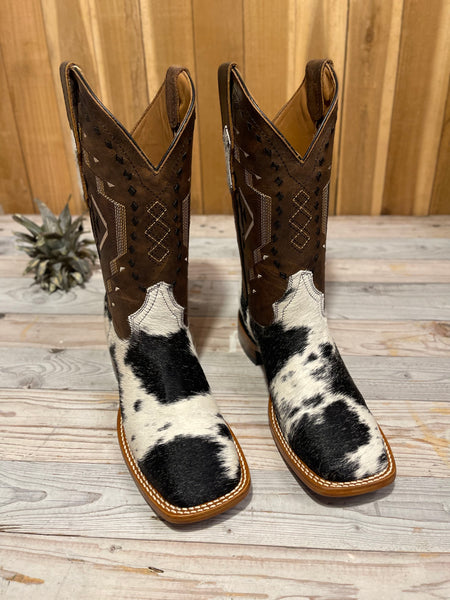 Exotic Leather Boot “ Howdy ” Cowhide Size 7
