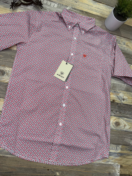Ariat Welch Red Short Sleeves