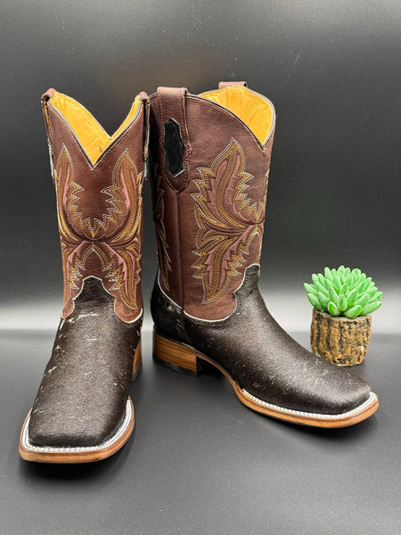Exotic Leather Boot “ Ezra ” Cowhide