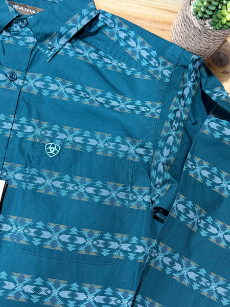 Ariat Brando Teal Long Sleeve