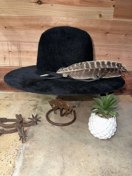 Black Resistol 8X Grizzly COWBOY HAT