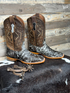 Exotic Leather Boot “Howdy” Cowhide Size 7.5