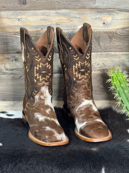 Exotic Boot Cowhide “Rattler” Size 6.5