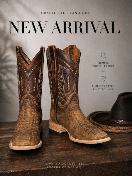 Exotic Python Levi Boot