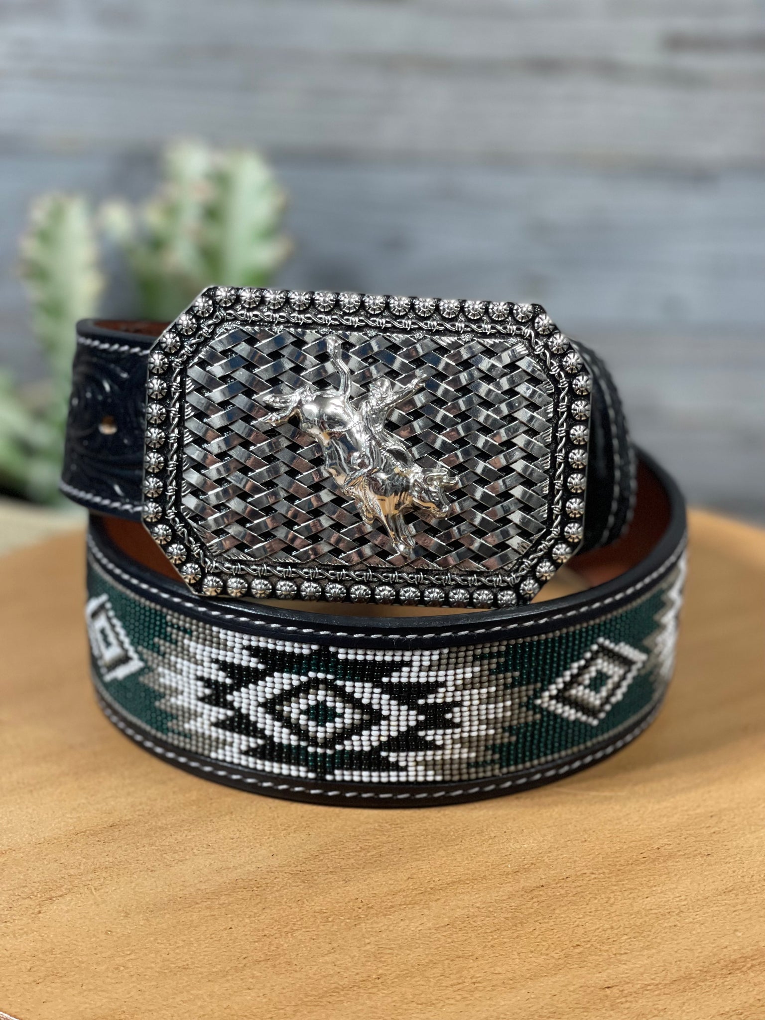 Bull Rider Tejido  Buckle