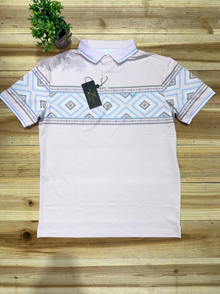 Pink Stripe Polo