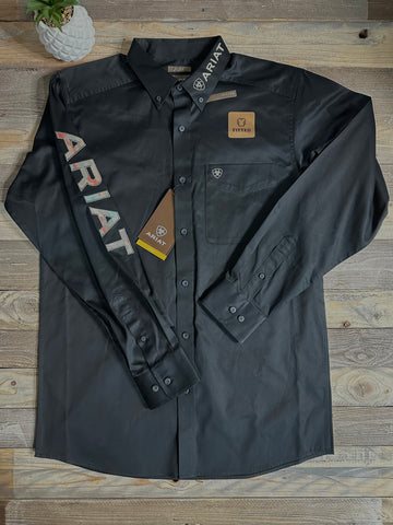 Ariat Team Black24 Twill Long Sleeve Shirt