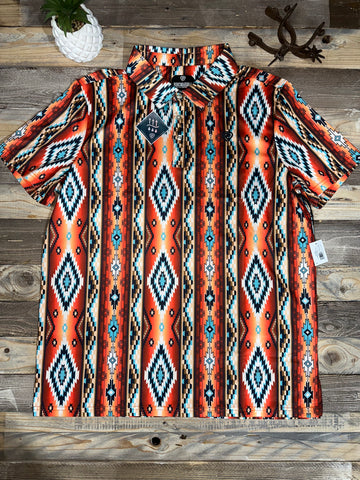 Aztec Solar Orange  Polo