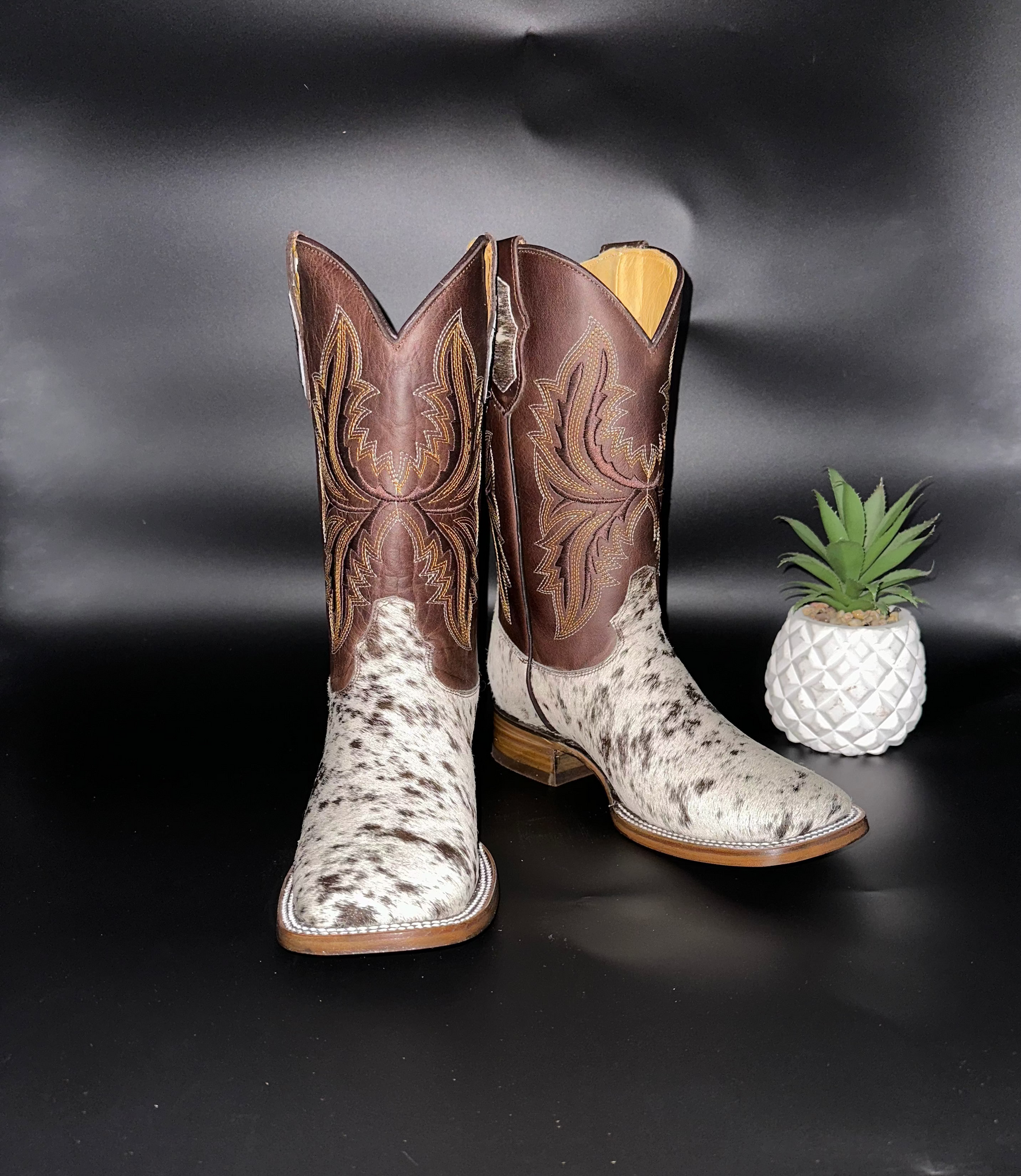 Exotic Leather Boot “ Lightning ” Cowhide