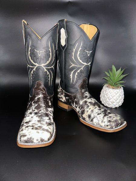 Exotic Leather Boot “ Spot ” Cowhide