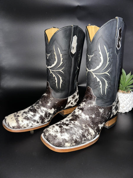 Exotic Leather Boot “ Spot ” Cowhide