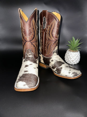 Exotic Leather Boot “ Cool Spot ” Cowhide 7