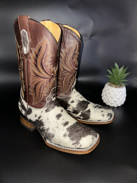 Exotic Leather Boot “ Cool Spot ” Cowhide 7