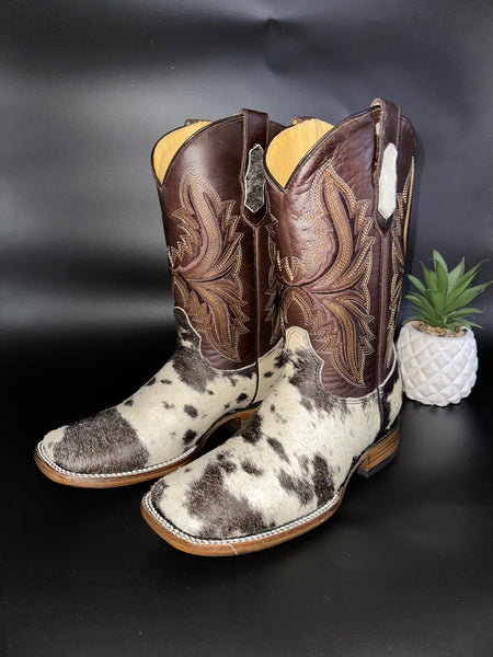 Exotic Leather Boot “ Cool Spot ” Cowhide 7