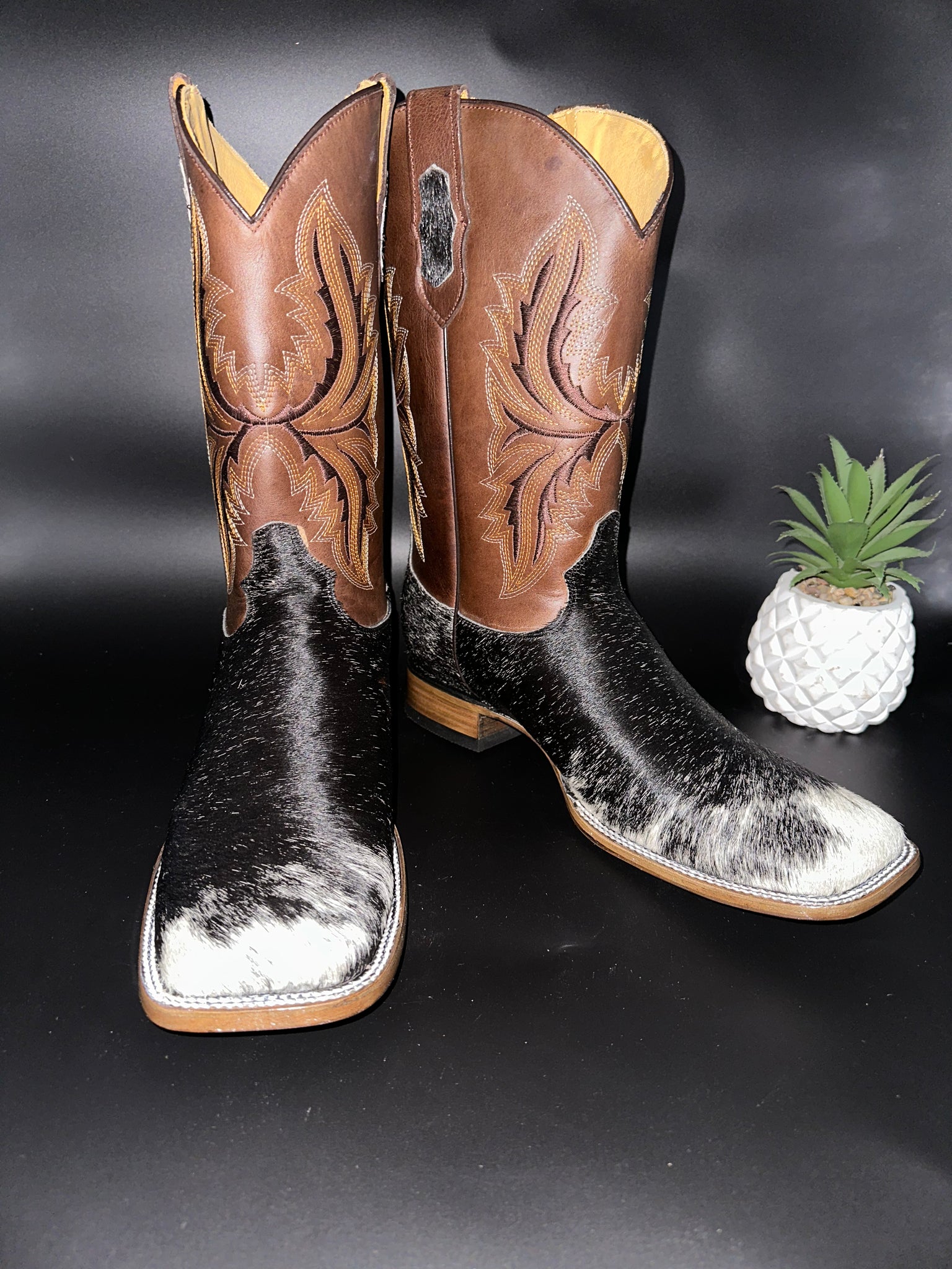Exotic Leather Boot “ Turner ” Cowhide