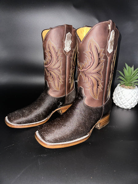 Exotic Leather Boot “ Owen ” Cowhide