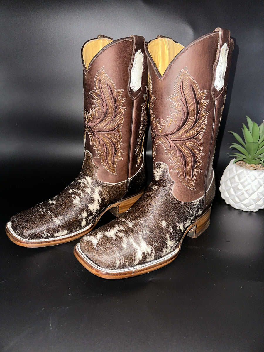 Exotic Leather Boot “ Owen ” Cowhide – Roman Valley Ranch