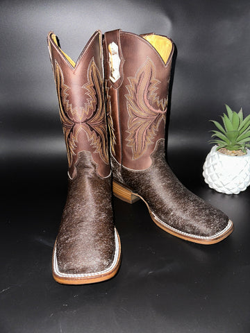 Exotic Leather Boot “ Walker ” Cowhide