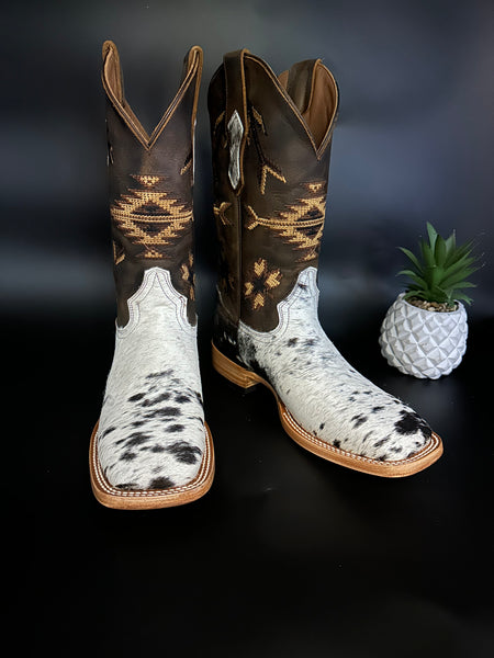 Exotic Leather Boot “ Snake Eye ” Cowhide