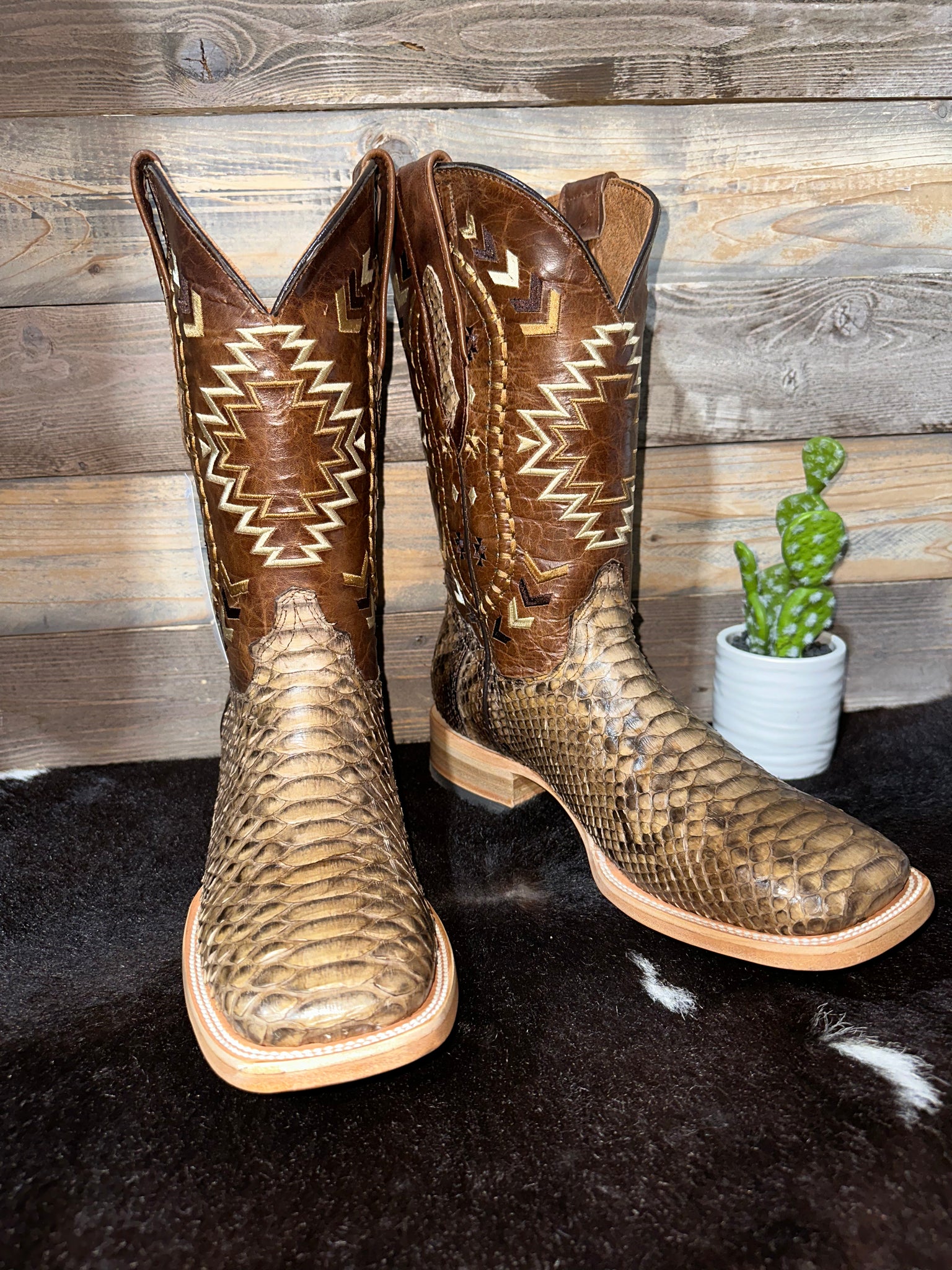Exotic Diamond Python Boots Exotic Python Nut Boot – Roman Valley Ranch