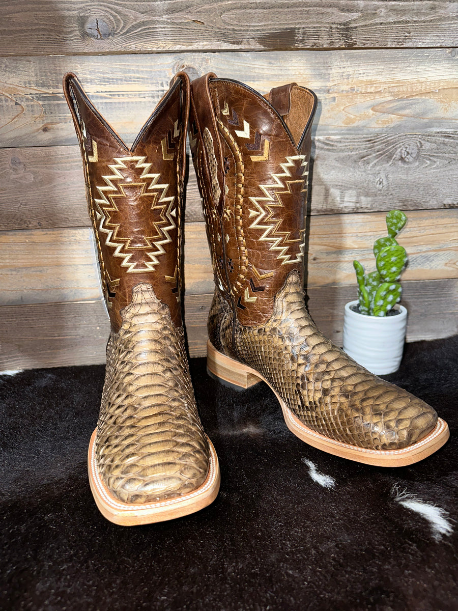 Exotic Python Nut Boot – Roman Valley Ranch
