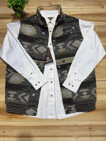 Cinch Men Fall Forest Reversible vest