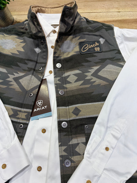 Cinch Men Fall Forest Reversible vest