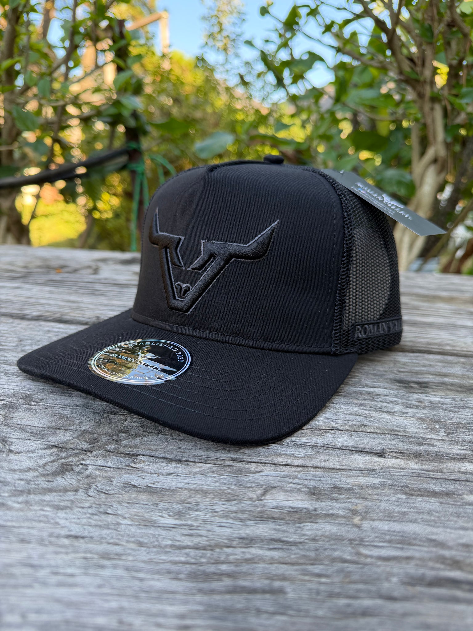 Roman Valley Black & Black