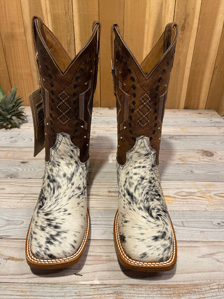 Exotic Leather Boot “Copper” Cowhide Size 8