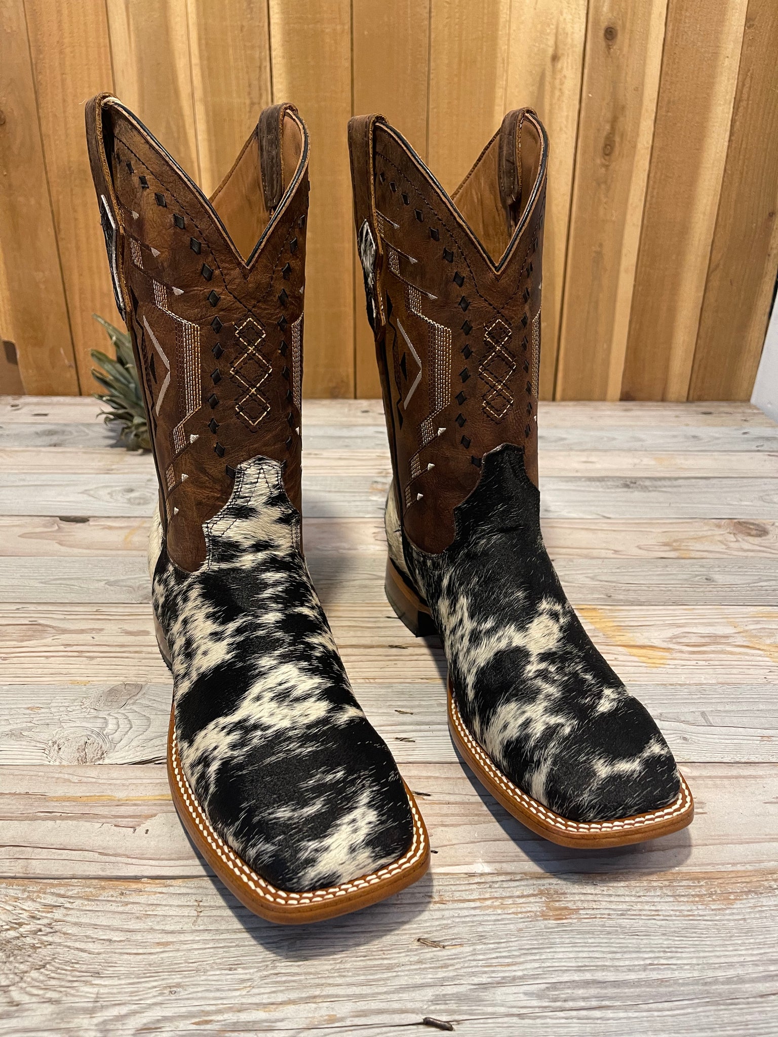 Exotic Cowhide Boot “Whiskey 2” Size 10.5