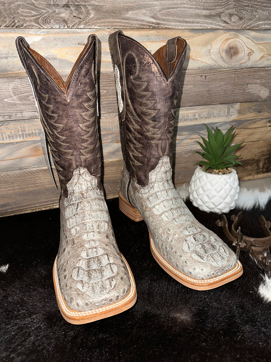 Exotic Expresso Front Caiman Boot – Roman Valley Ranch