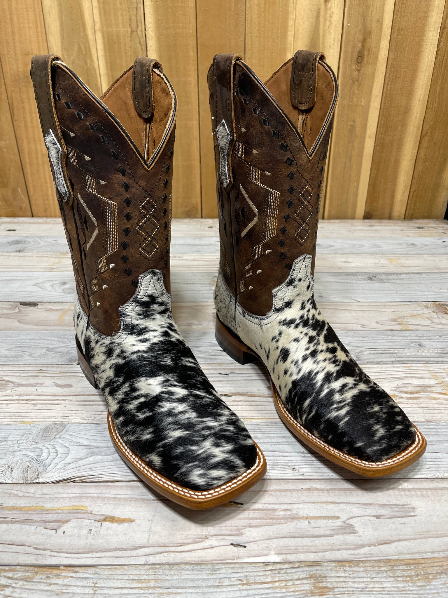 Exotic Leather Boot “ Tigger #2 ” Cowhide Size 9