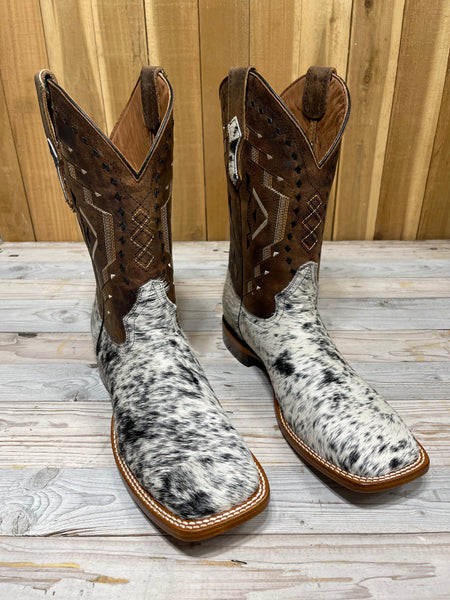Exotic Leather Boot “ Shot Gun #2” Cowhide Size 9