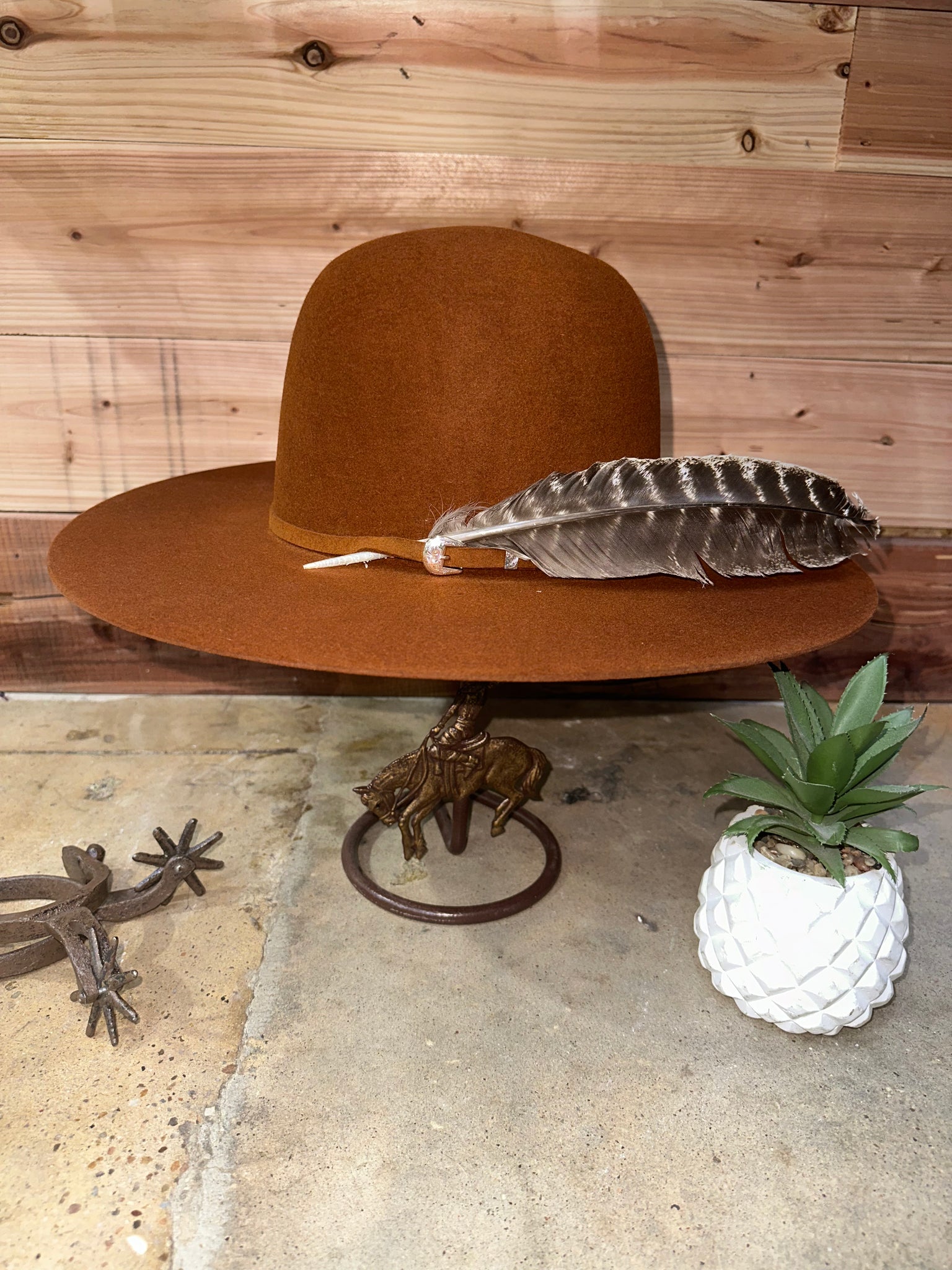 MIDNIGHT 6X RUST COWBOY HAT – Roman Valley Ranch