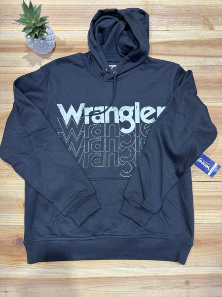 Wrangler Men Black Hoodie