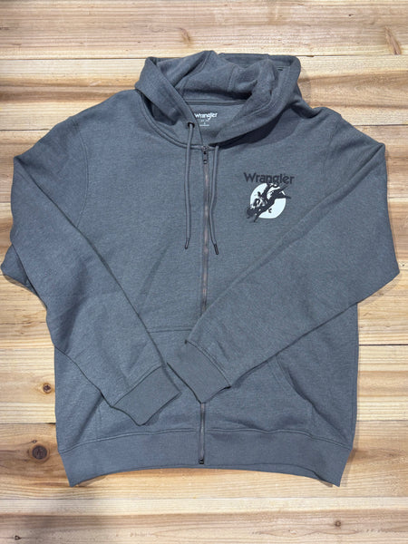 Wrangler Grey Navy Hoodie