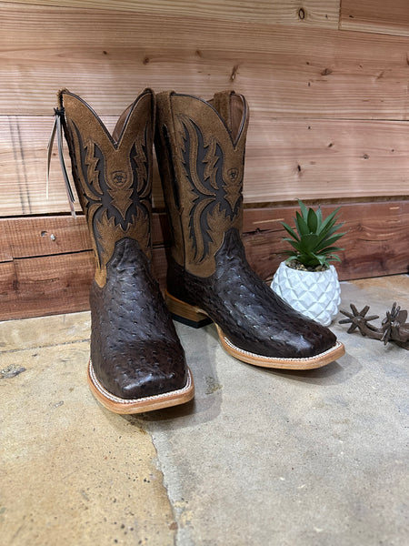 Ariat Expresso Full Ostrich Western Boot