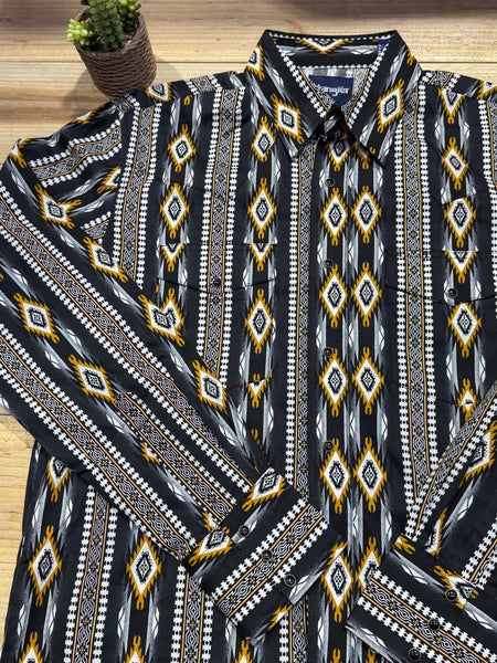 Wrangler Checotah yellow L/S