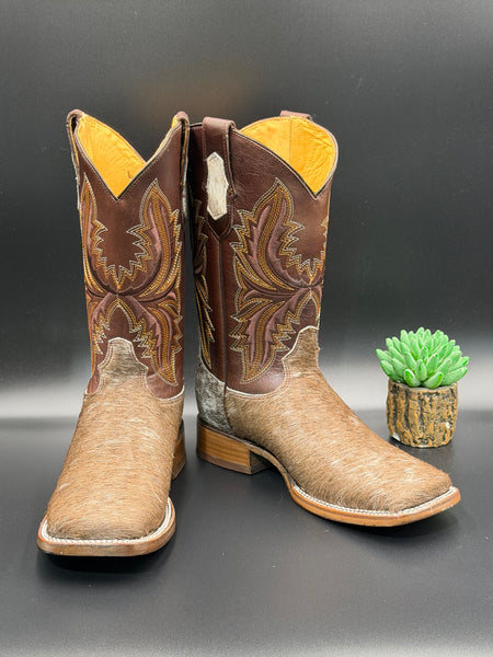 Exotic Leather Boot “ John ” Cowhide Boot