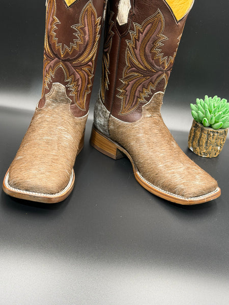 Exotic Leather Boot “ John ” Cowhide Boot
