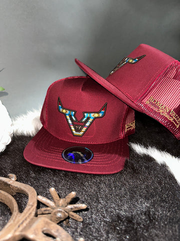 Aztec Burgundy RVR Cap