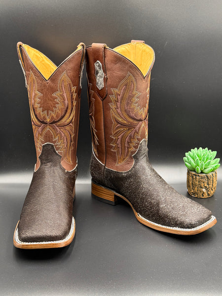 Exotic Leather Boot “ Ian ” Cowhide