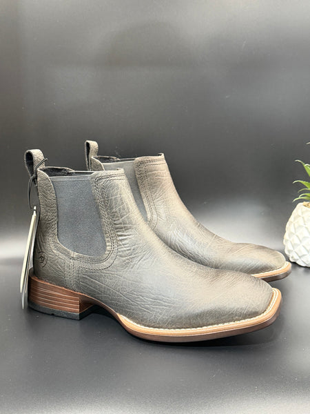 Charcoal Grey Hippo Print