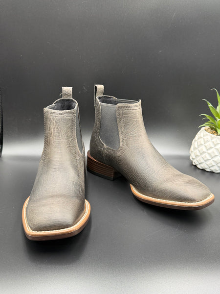 Charcoal Grey Hippo Print